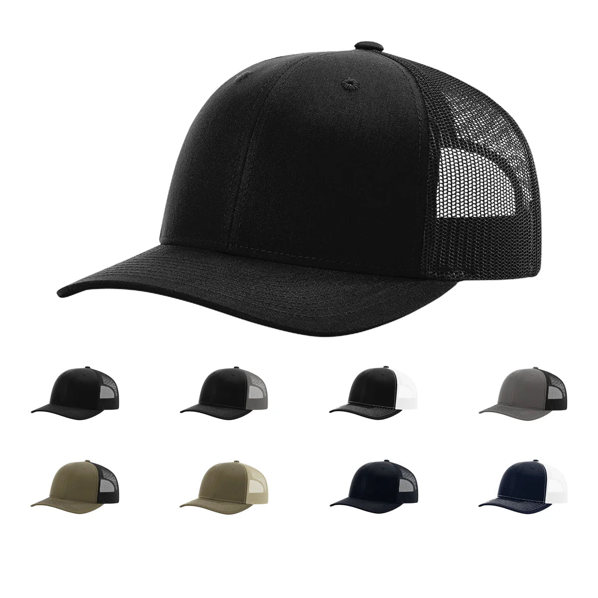 Deer Silhouette Leather Patch Cap