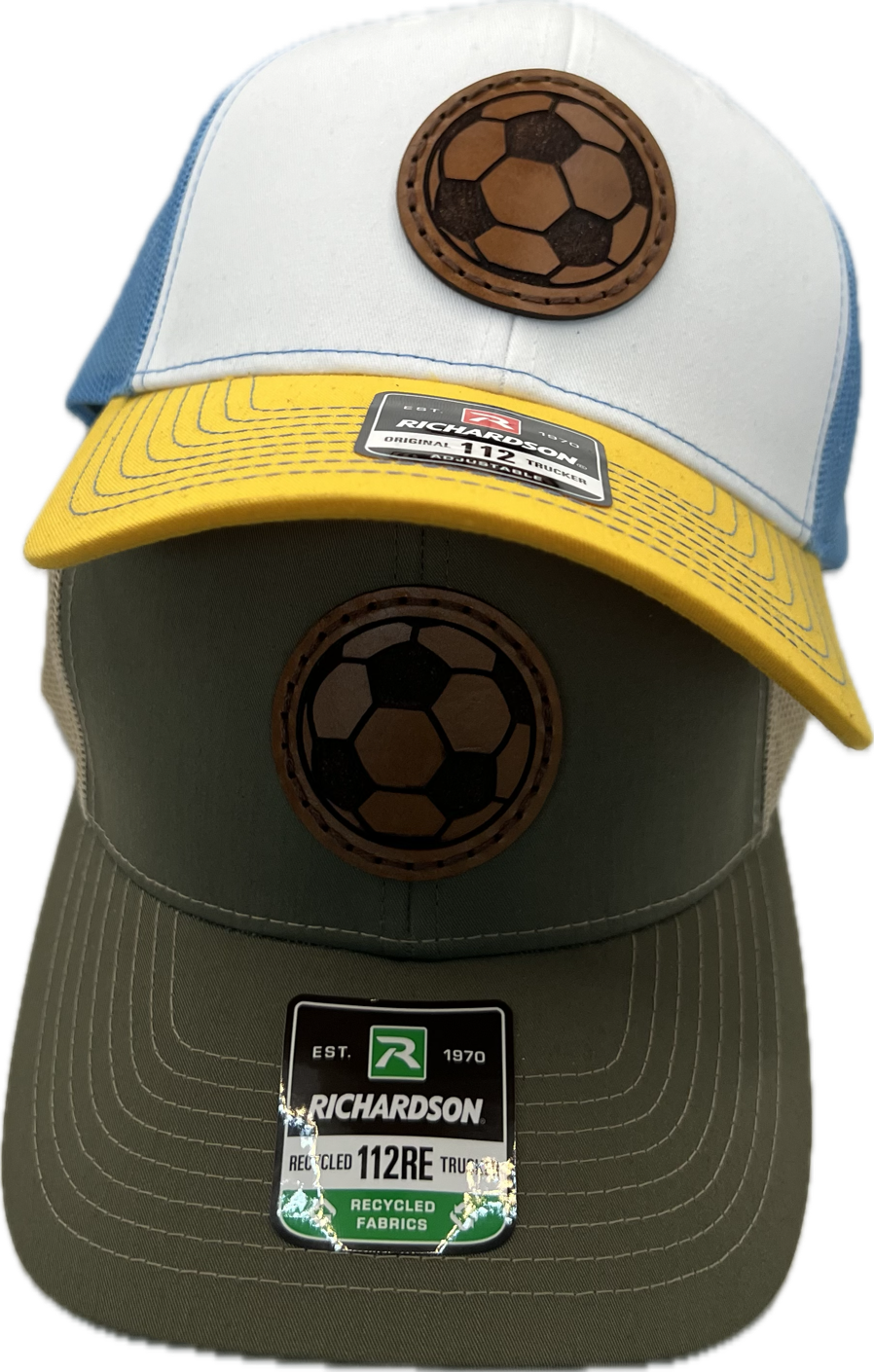 Soccerball Leather Patch Cap