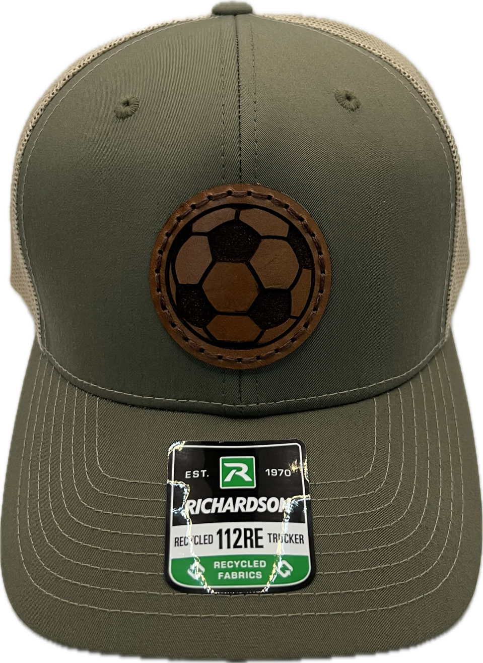 Soccerball Leather Patch Cap